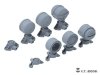 E.T. Model P35-208 Bosch Lamp Lights for WWII German Vehicles (3D Printed) 1/35